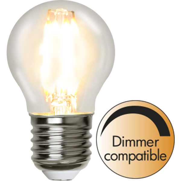 LED lampa E27 | G45 | 4.2W | dimbar